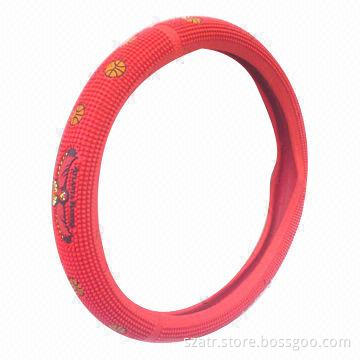 Steering Wheel Cover with 38cm Diameter, Available in Various Colors